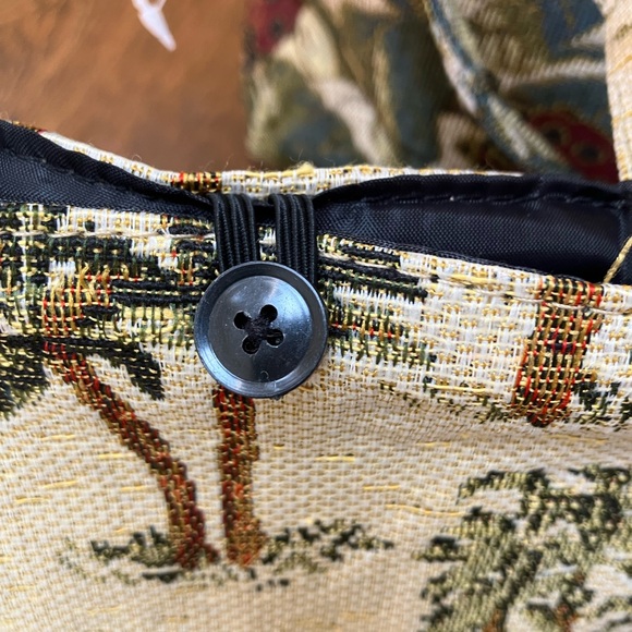 Selling as a set, two lined never-used mini bags each 8” x 11.5” x 5” purse/bag. - Picture 6 of 8